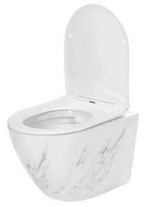 Подвесной унитаз Rea Carlos Nature Marble REA-C6606