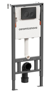 Инсталляция для подвесного унитаза CeramicaNova Balance CN121001MB 3 в 1
