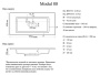 Умывальник Madera Modul 80