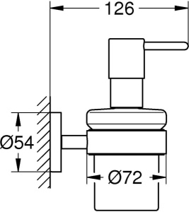 Дозатор для жидкого мыла Grohe Essentials 40448001