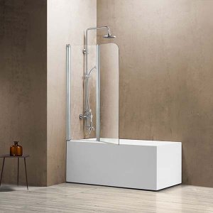 Душевая шторка на ванну Vincea VSB-12114CL, 114х140, прозрачный