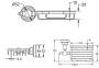 Мыльница Rose RG1104Q
