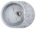 Кухонная мойка Wisent WA03, 57х44, мрамор серо-черный