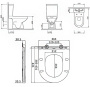 Напольный унитаз AM.PM Spirit CK70DC