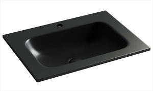 Умывальник CeramicaNova Grace CN7011MB / CN7012MB / CN7019MB / CN7013MB / CN7017MB, 101х46, черный матовый