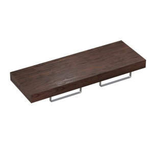 Столешница Wellsee Genuine Tree темный дуб, 100х50, темный дуб