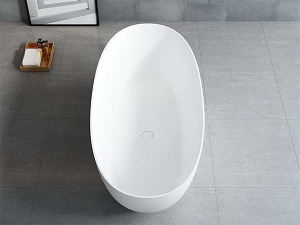 Ванна из искусственного камня Vincea VBT-6S01MW, 170х75, белый матовый