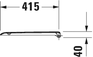 Сиденье для унитаза Duravit D-Code 0067310000