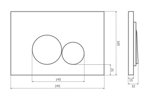 Кнопка для инсталляции Axus 097EW