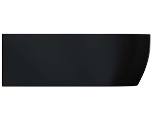 Акриловая ванна Aquanet Family Elegant Black matte, 180х80, белый матовый, черный матовый