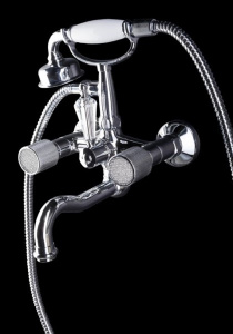 Смеситель для ванны Boheme Royal Crystal 273-Royal/CRST