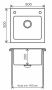Кухонная мойка Tolero Ceramic Glass TG-500 B