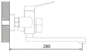 Смеситель для ванны Shevanik S9902C