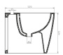 Напольное биде BelBagno Marino BB105B