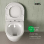 Подвесной унитаз Iddis Blanco BLARNSEi25 безободковый