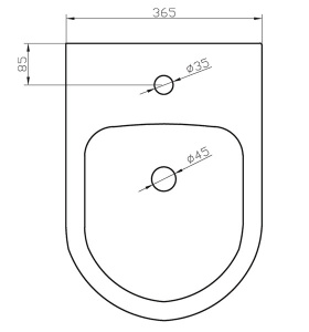 Напольное биде BelBagno Marino BB105B