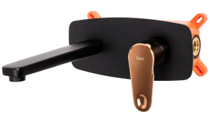 Смеситель встраиваемый Rea Mild black rose gold REA-B9142