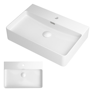 Умывальник Roxen Solo 570160 с креплениями к стене, 61х43