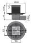 Душевой трап AlcaPlast APV1321