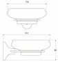 Мыльница Iddis Leaf LEASBC0I42
