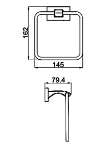 Держатель для полотенец Gappo G0704-6