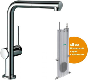 Смеситель для кухонной мойки Hansgrohe Talis M54 72809000 с выдвижным изливом