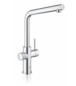 Смеситель для кухонной мойки Grohe Red Duo 30327001 / 30327DC1 в комплекте с бойлером, хром