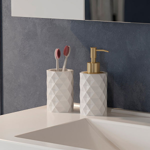 Дозатор для жидкого мыла Belux 4810924301734 Solid Surface