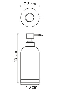 Дозатор для жидкого мыла Wasserkraft Lopau K-3399
