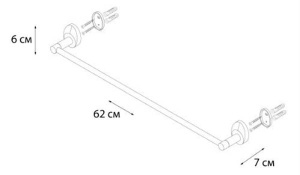 Держатель для полотенец Fixsen Europa FX-21801