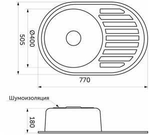 Кухонная мойка AKS 62709