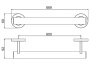 Поручень Gappo G8106-3