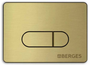 Кнопка для инсталляции Berges Novum D8 040038 / D9 040039, бронза глянцевая