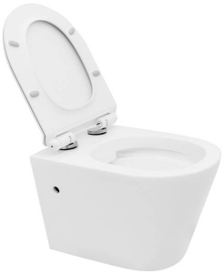 Подвесной унитаз Rea Tomas Rimless C1257