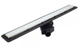 Душевой трап Pestan Confluo Frameless Line White Glass 2 в 1 (хром + белое стекло), 30 см