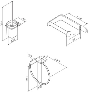 Набор аксессуаров AM.PM Inspire V2.0 AK50T1103B