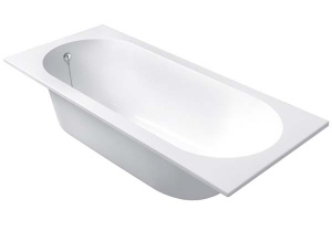Ванна из искусственного камня Belux Классика-2 ВК-2 белый матовый Solid Surface, 180х80, белый матовый