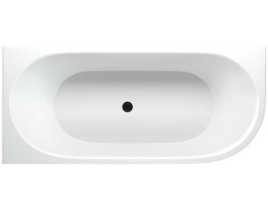 Акриловая ванна Aquanet Family Elegant Black matte, 180х80, белый матовый, черный матовый