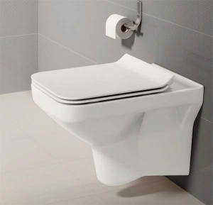 Подвесной унитаз Cersanit Como New Clean On безободковый