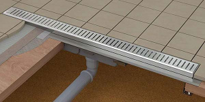 Душевой трап AlcaPlast Low APZ1101 300 / 550 / 650 / 750 / 850 / 950 / 1050 / 1150, 30 см