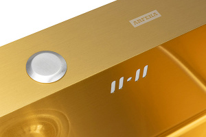 Кухонная мойка Arfeka Eco AR 45 Gold PVD Nano