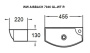 Умывальник WeltWasser WW Aisbach 7946 GL-WT R