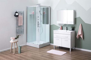 Шкаф-зеркало Aquanet Верона 75 / 90, 75х67, белый камерино