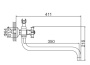 Смеситель для ванны Ledeme H11 L2611-2