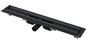 Душевой трап AlcaPlast Low APZ101 Black, 30 см