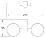 Стакан Rose RG1722T двойной