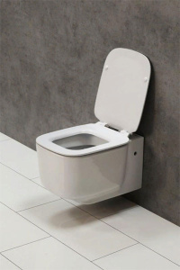 Подвесной унитаз BelBagno Vaso BB127CH безободковый, белый