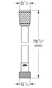 Душевой шланг Grohe Relexaflex 28155001