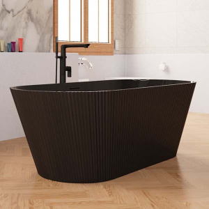 Акриловая ванна Frank F6103 Black, 170х75, черный