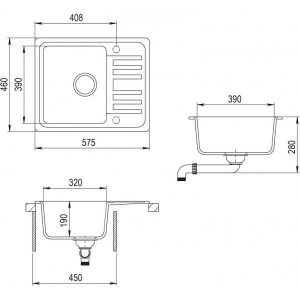 Кухонная мойка AquaSanita Notus SQ102